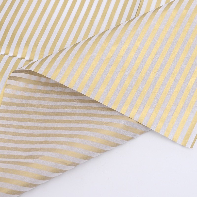 Custom Tissue Paper Design Wrapping Clothes Soap Packaging Digital Printing Paper Wrapping Sheet With Sticker