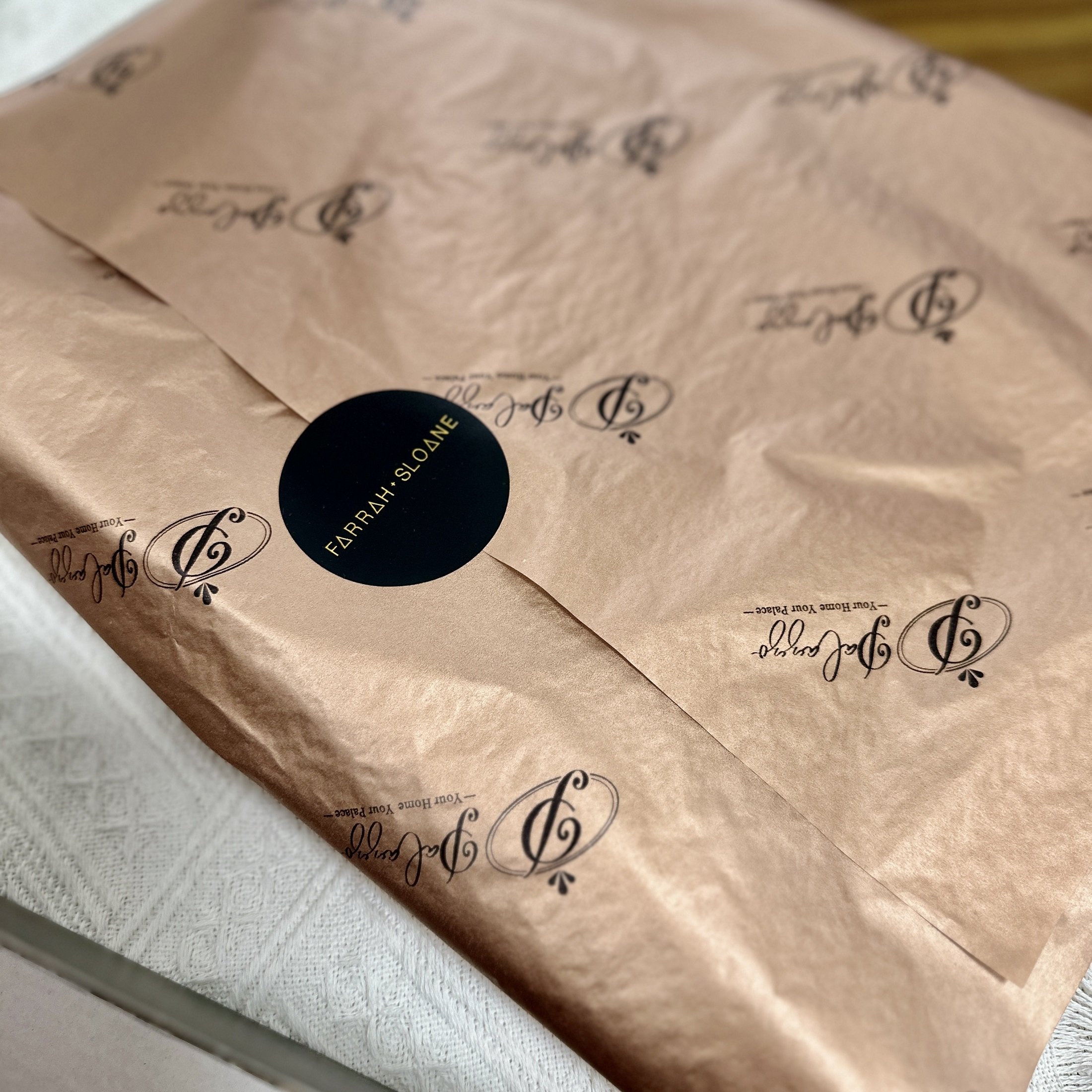 Custom Tissue Paper Design Wrapping Clothes Soap Packaging Digital Printing Paper Wrapping Sheet With Sticker