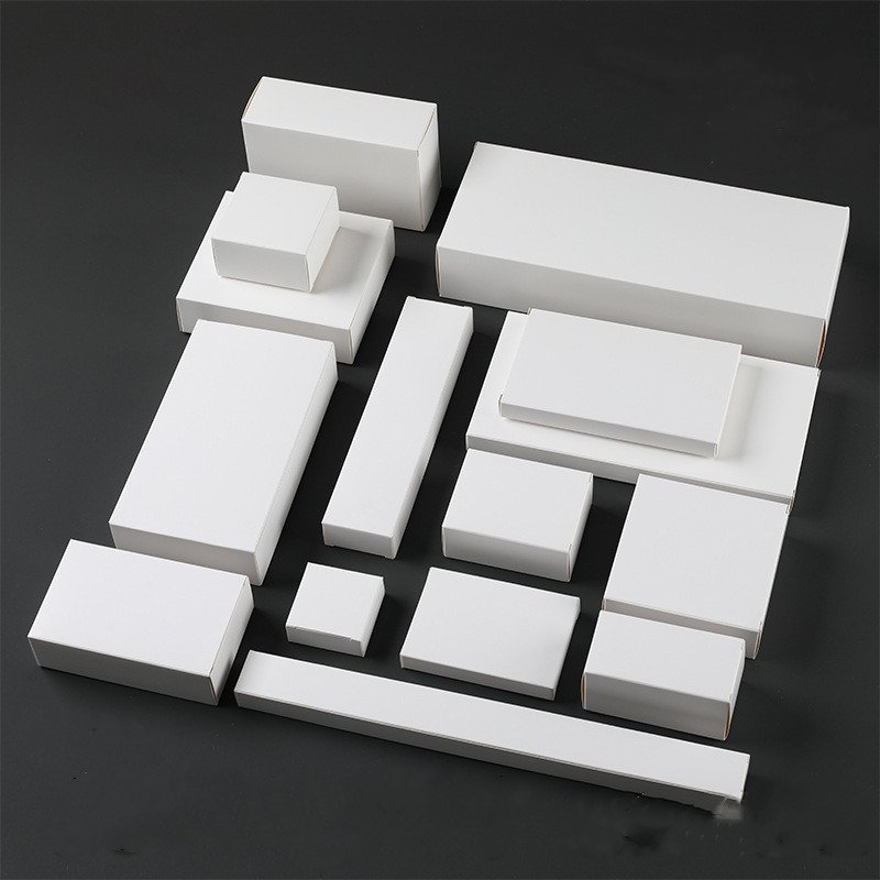 Customized LOGO printing white packing box oil bottle packaging Kraft paper cosmetic boxes cardboard