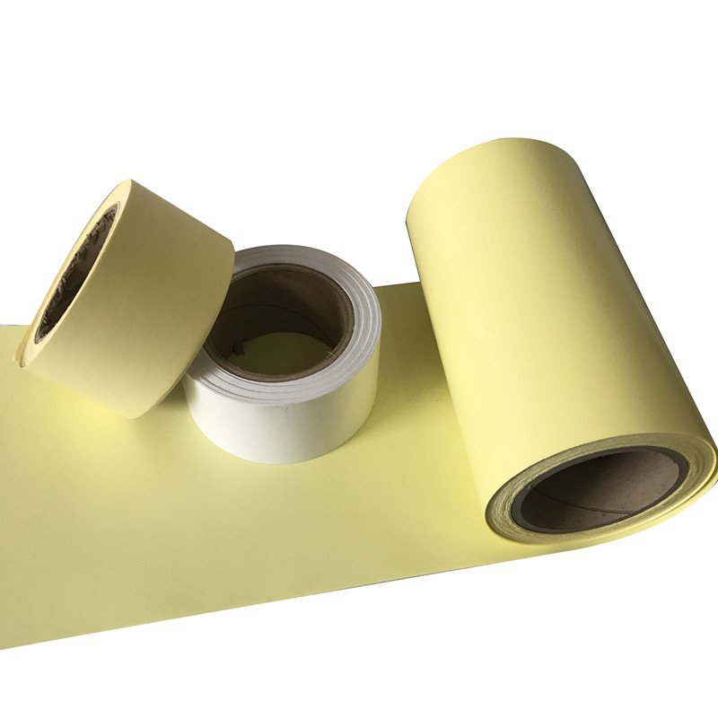 Silicone Coated Paper Yellow White Release Liner 85g-120g Sticker Paper Release Liner