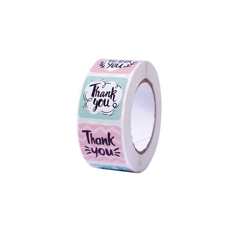 waterproof custom logo security labels printer thermal direct shipping labels roll label stickers