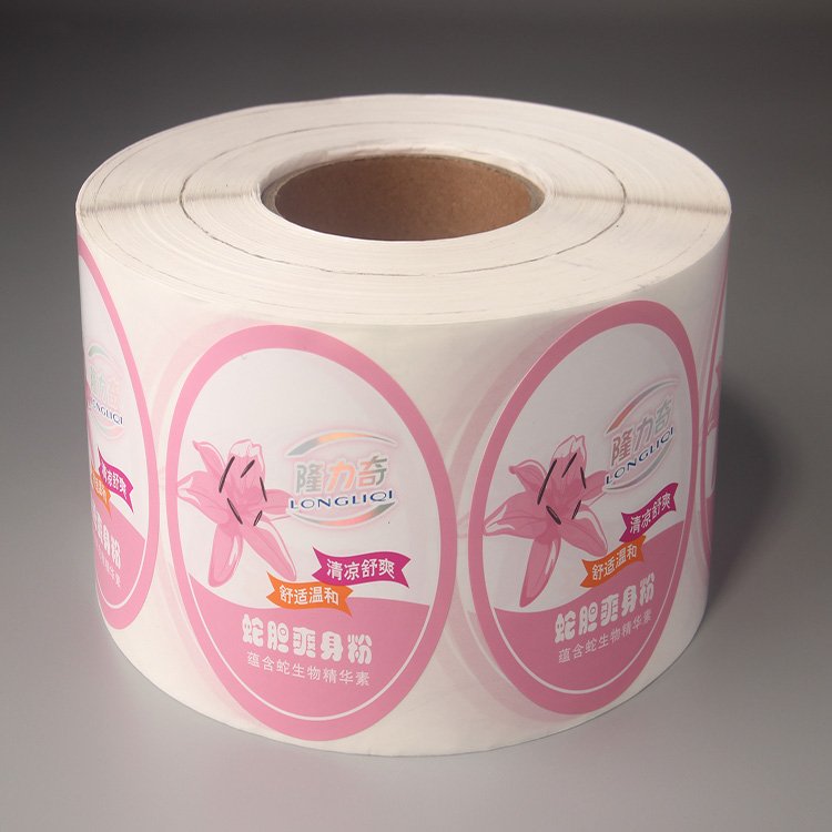 Wholesale Custom Stickers Logo Printing Labels Roll Waterproof Packaging Label Sticker for Cosmetic Bottles