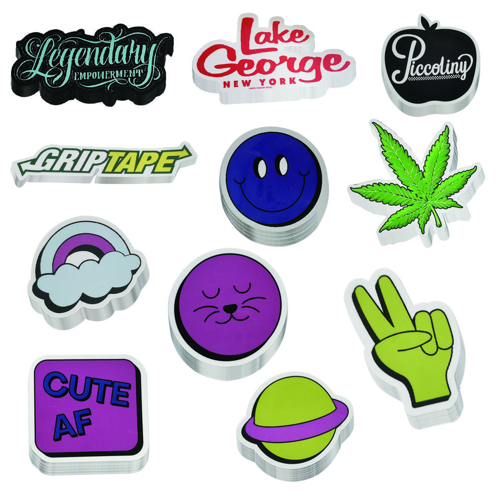 High Quality Custom Die Cut Sticker Self-Adhesive Waterproof Vinyl Sticker Logo Printing Label PVC Sticker