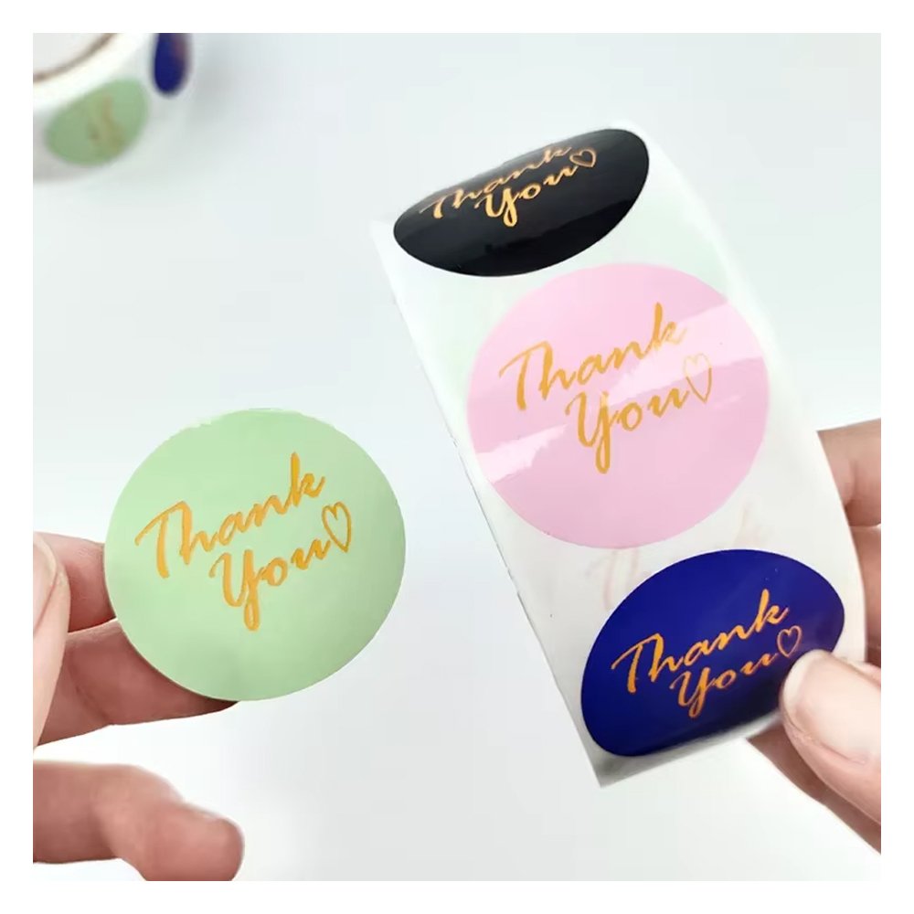 Stickers Fragile Paper Waterproof Promotion Logo Label Roll Letter Reflective Stickers