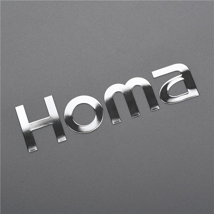 Metal Plate Sticker Custom Metal Logo Stickers Plating Nickel Labels
