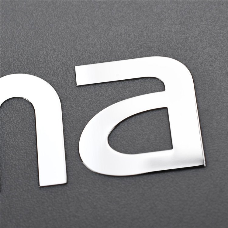 Metal Plate Sticker Custom Metal Logo Stickers Plating Nickel Labels