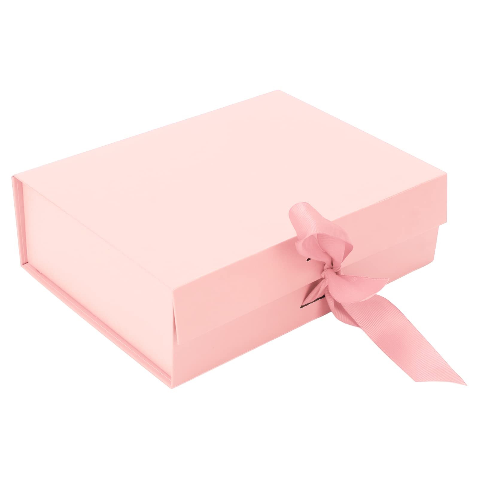 High quality gift boxes for present custom size logo jewelry packaging pink gift box
