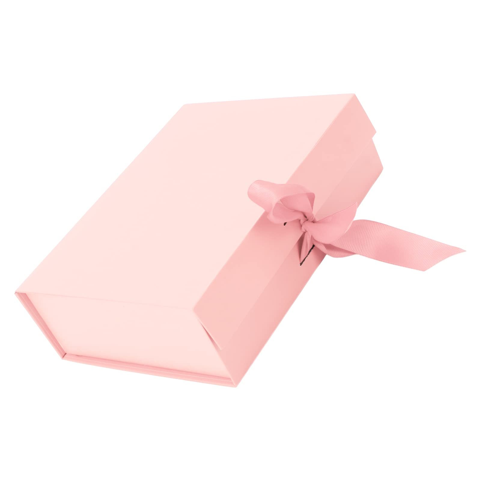 High quality gift boxes for present custom size logo jewelry packaging pink gift box