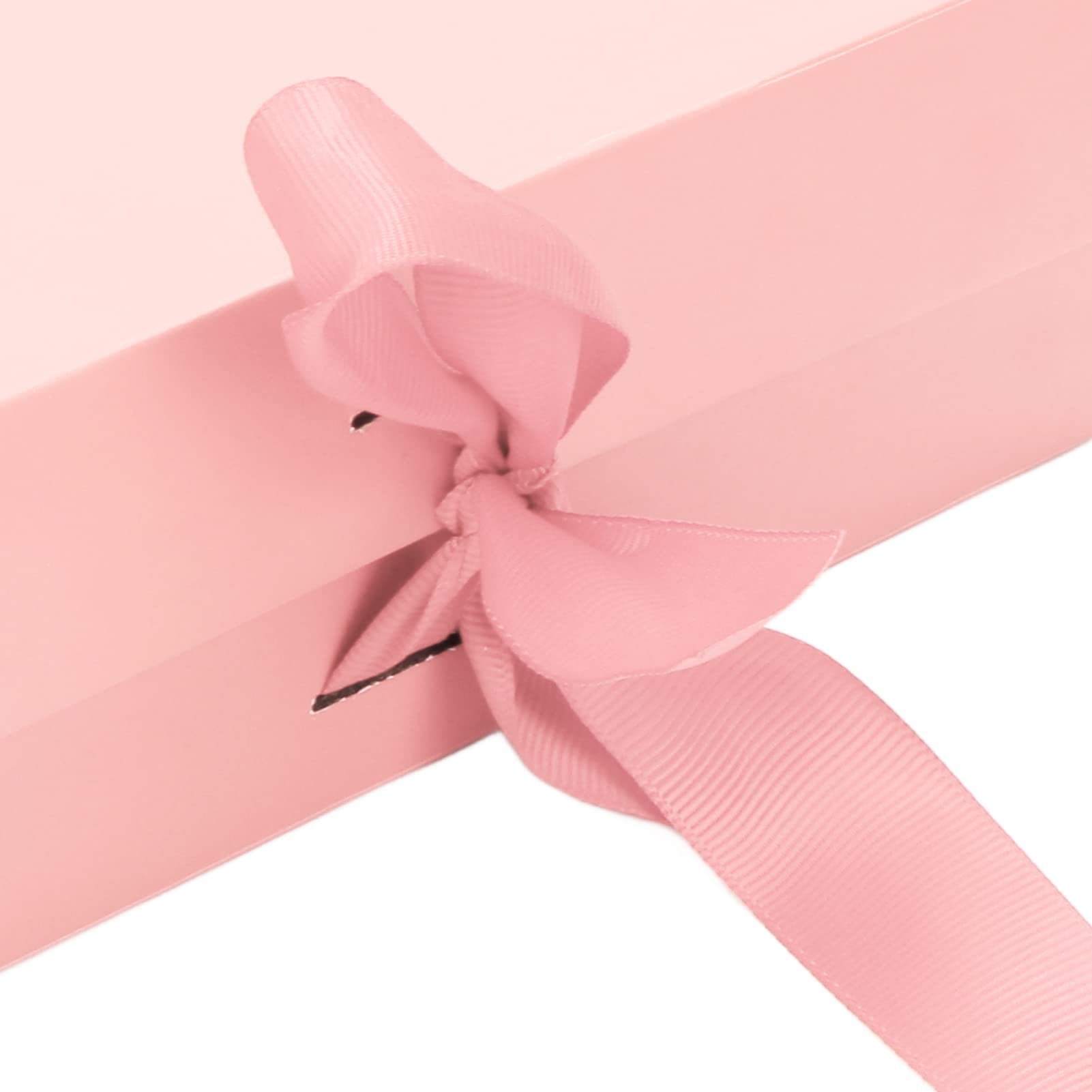 High quality gift boxes for present custom size logo jewelry packaging pink gift box