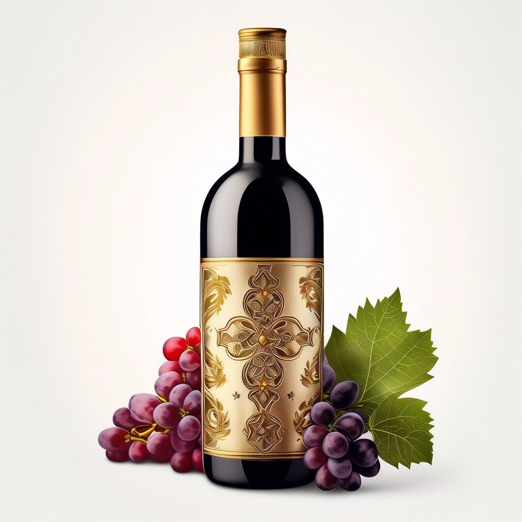 Factory Direct Price Luxury Custom Gilded UV Embossed Red Wine Label With High End Printing Sticker