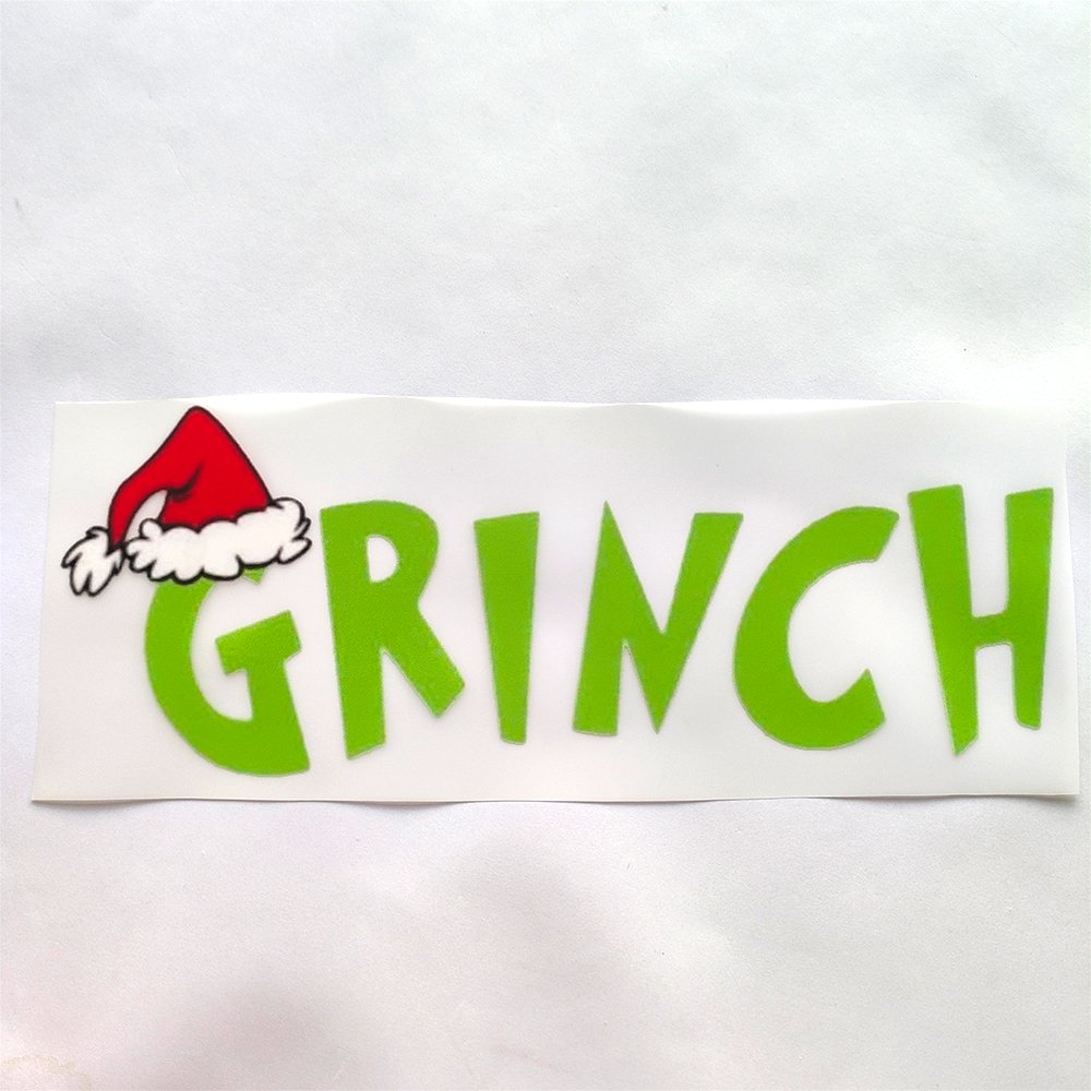 High Quality custom christmas dtf Heat press Transfer printing Stickers Plastisol Iron on Garment DTF Screen Printing transfers