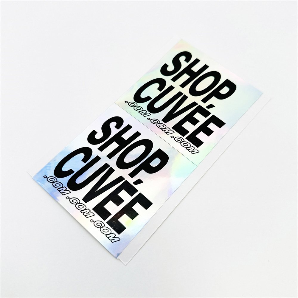 Hot Style Sticker Maker Holographic Custom Printed Laser Sticker Labels For Bottle