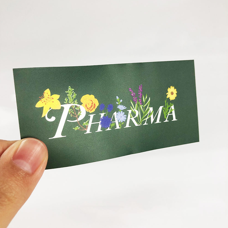 Custom matte design business card Waterproof Personalized Packaging Label hologram logo stickers