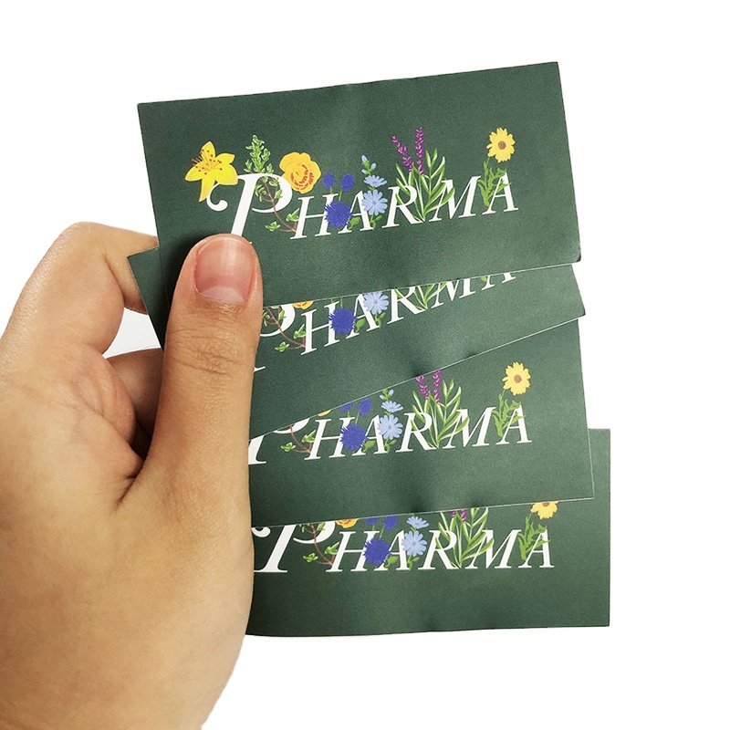 Custom matte design business card Waterproof Personalized Packaging Label hologram logo stickers