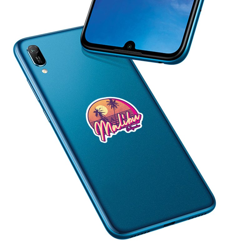 50 pcs california travel stickers for water bottle laptop and cellphone