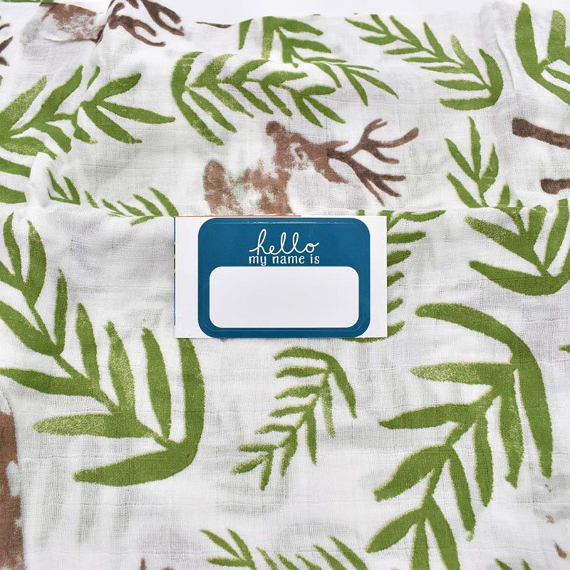 Hello My Name is Sticker, Newborn baby announcement Name Stickers, Milestone labels Hospital Photo