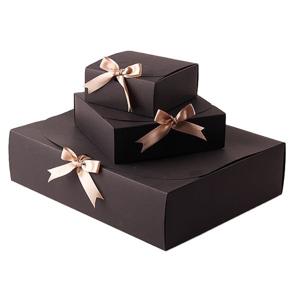 Luxury Foldable Paper Packaging Box Gift Boxes With Ribbon Bow
