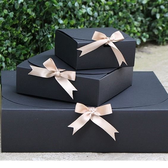 Luxury Foldable Paper Packaging Box Gift Boxes With Ribbon Bow