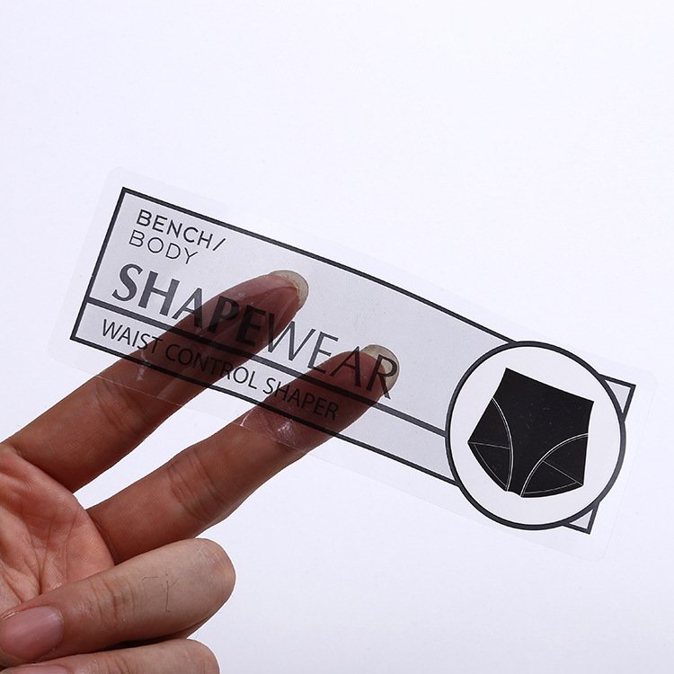 Custom Design Brand Printing Circle Round Transparent Vinyl PVC Stickers Label Roll With Logo