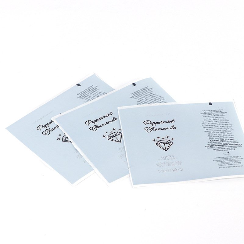 Custom Design Brand Printing Circle Round Transparent Vinyl PVC Stickers Label Roll With Logo