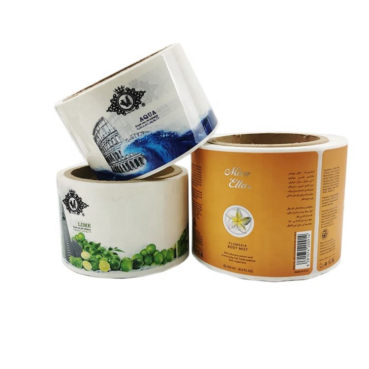 Customized Printing Laminated Vinyl Packaging Plastic Shampoo Label Sticker