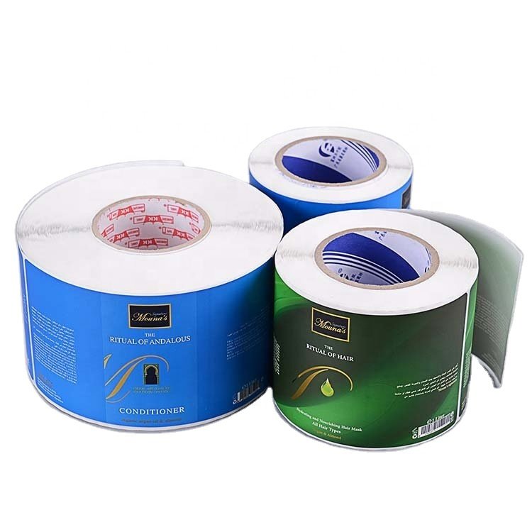 Customized Printing Laminated Vinyl Packaging Plastic Shampoo Label Sticker
