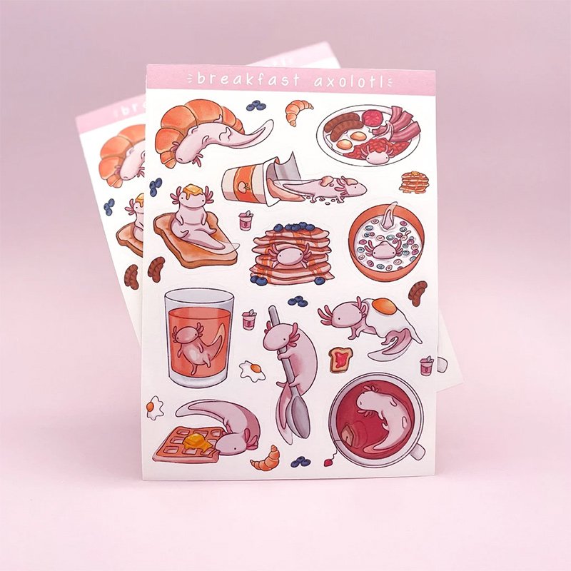 Customized Kiss Cut Funny Stickers Brand Advertisement Gift Stickers Sheet
