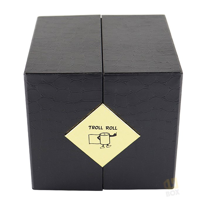 kutusu square paper luxury custom home fragrance package scented rigid board vessels jar lid and gift box with eva insert