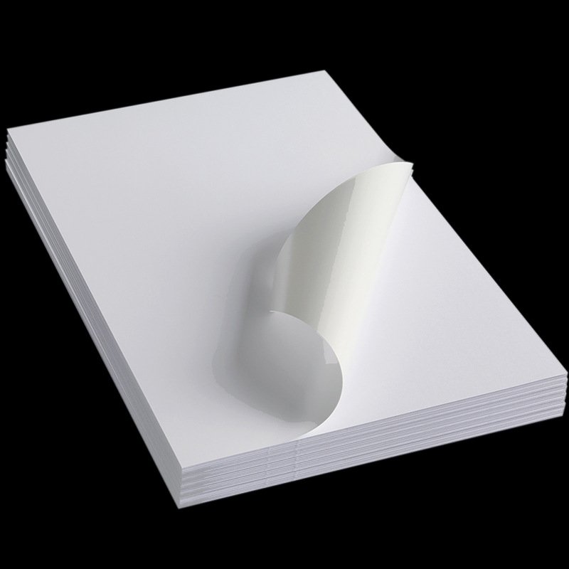 A4 Printable Waterproof Photo Glossy White Vinyl Sticker Paper For Inkjet Printer