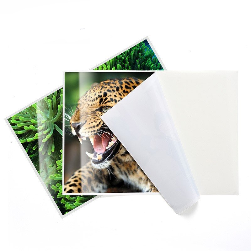 A4 Printable Waterproof Photo Glossy White Vinyl Sticker Paper For Inkjet Printer