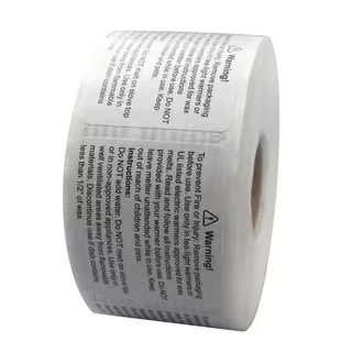 PVC Adhesive Waterproof Candle Warning Stickers Candle Jar Labels Wax Melting Safety Stickers 1.5 Inch Circles (500Pcs)