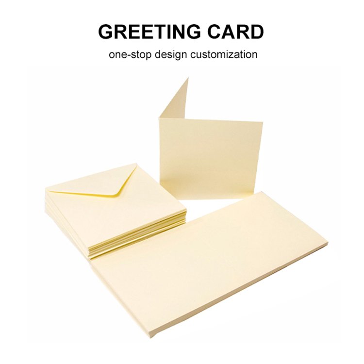 Printing Your Own Logo Postcard Greeting Cards With Envelope And Stickers