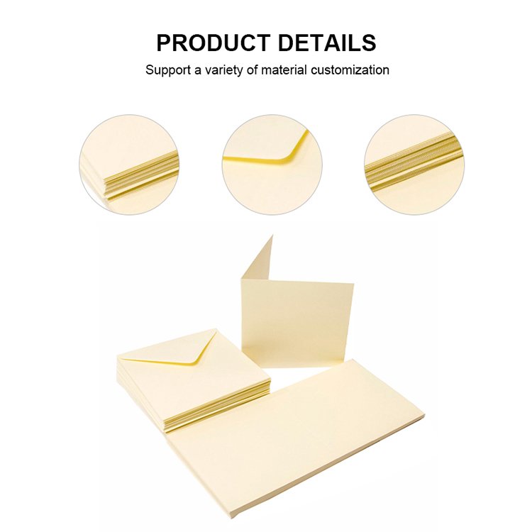 Printing Your Own Logo Postcard Greeting Cards With Envelope And Stickers