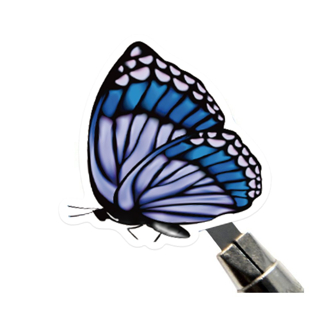 500pcs Butter-fly Roll Stickers Waterproof Material Diy Water Cup Desk Bag Dessert Box Decoration Reward Children Gift Toys