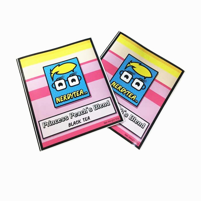 accept order with company logo labels printed embossed foil stickers