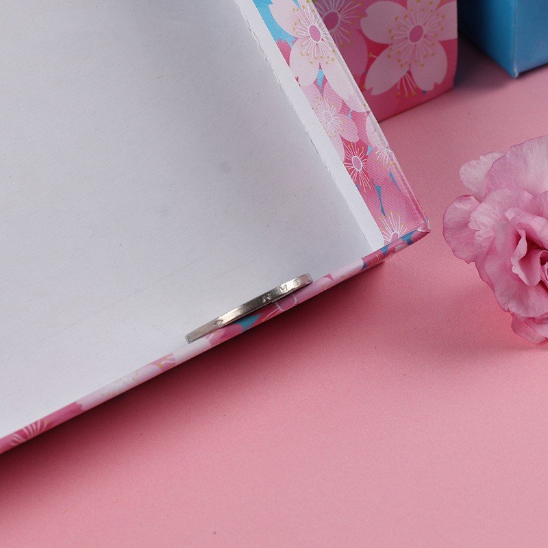 Wholesale Paper Box Cherry Blossom Pattern Square Rectangular Birthday Gift Box for Shopping Mall