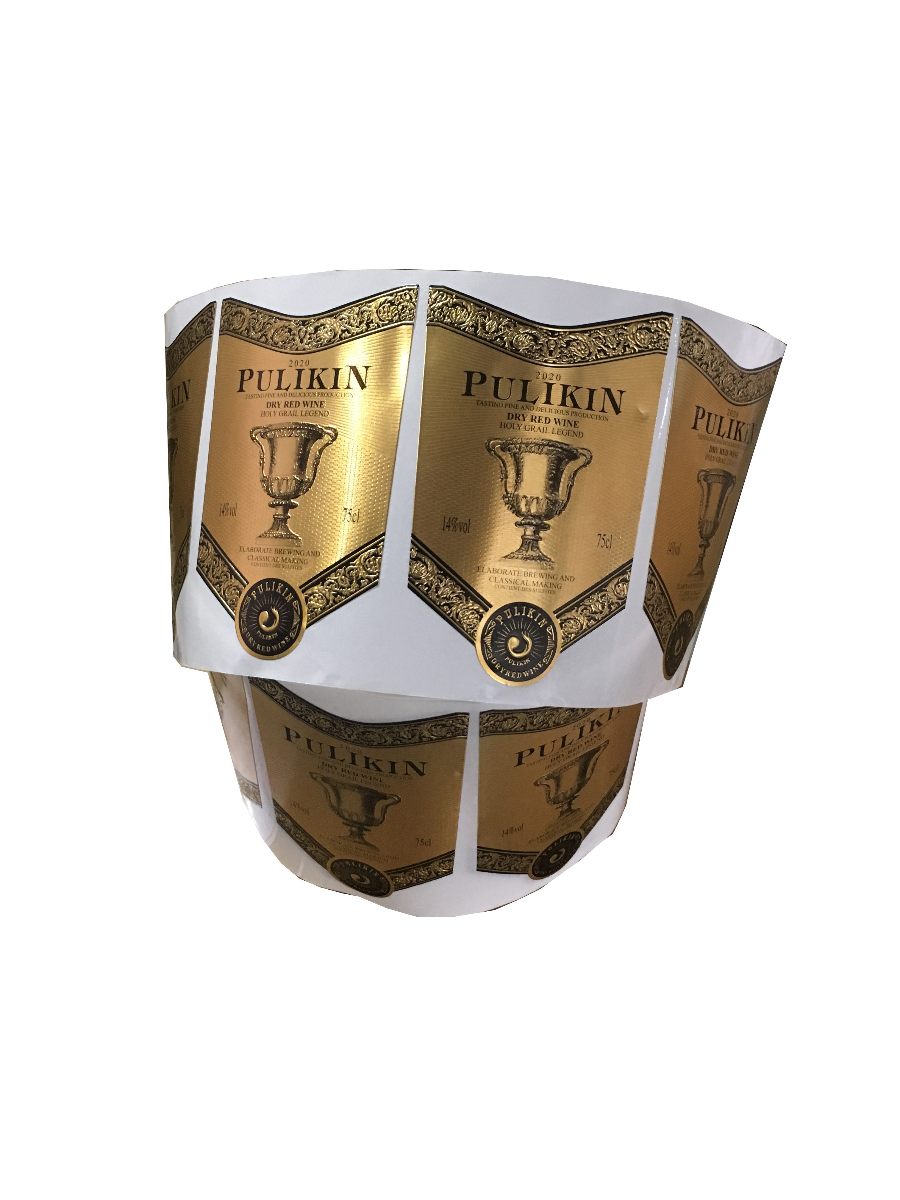Custom Printing Cosmetic Bottle Sticker and Roll Vinyl Waterproof Labels
