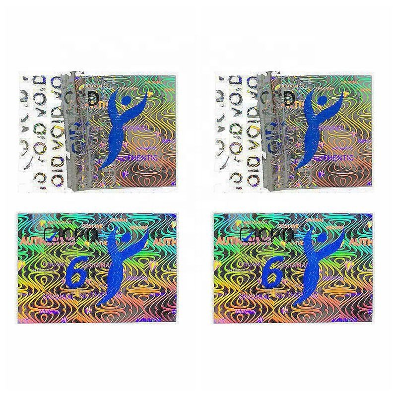 High quality one time use security custom 3d hologram sticker