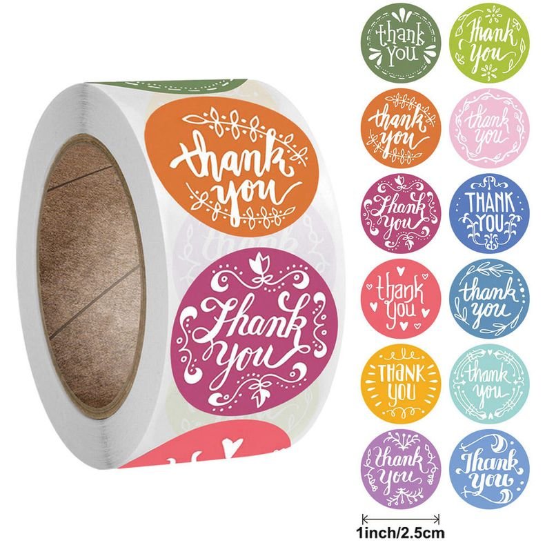 Custom Logo Sticker Printed Roll Plastic Waterproof Synthetic Paper Adhesive Vinyl PVC Round Circle Brand Logo Sticker