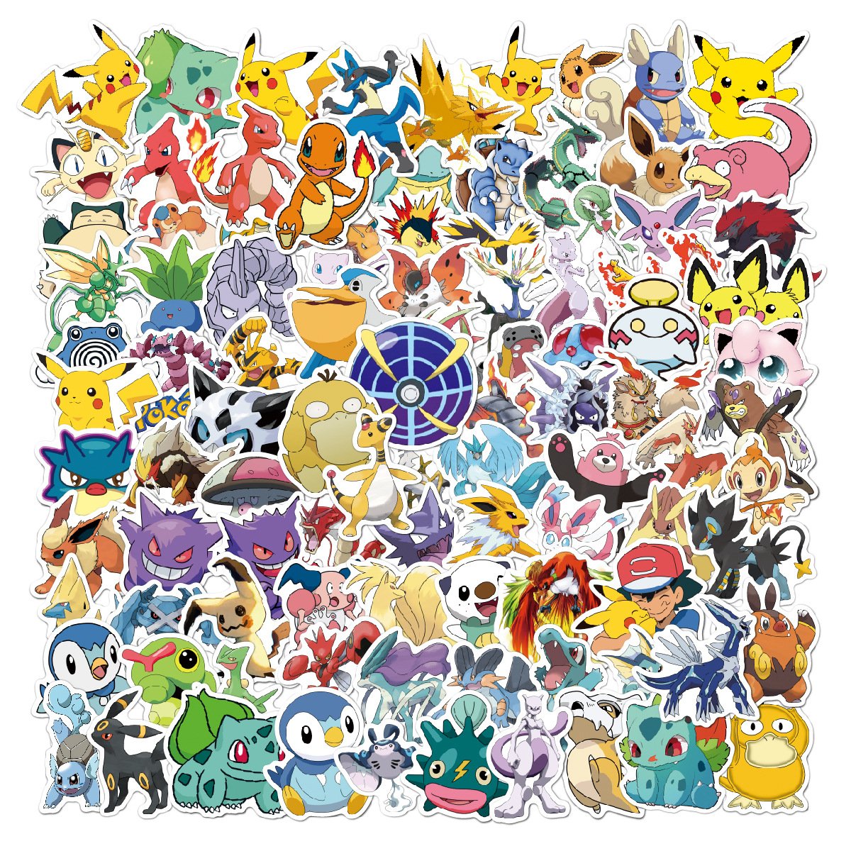 Wholesale Vinyl sticker Cute Elf 100 Children's Cartoon Waterproof Custom stickers