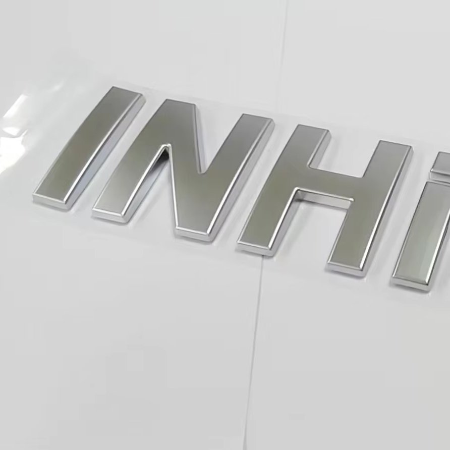 Private Global Custom 3D Logo ABS Non-metal Sticker Eco-Friendly Emblem Car Label
