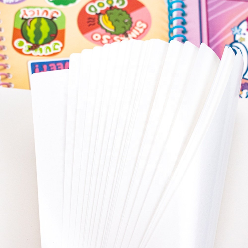 Custom made a4 a5 size release paper reusable empty sticker collection book for washi tape collect