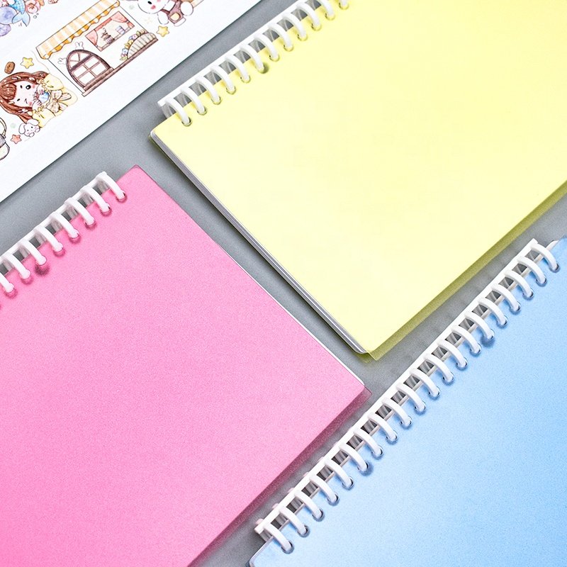 Custom made a4 a5 size release paper reusable empty sticker collection book for washi tape collect