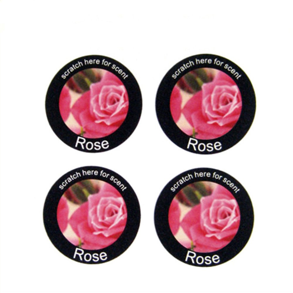 Custom Sticker Scratch and Sniff Scented Paper Sticker Set