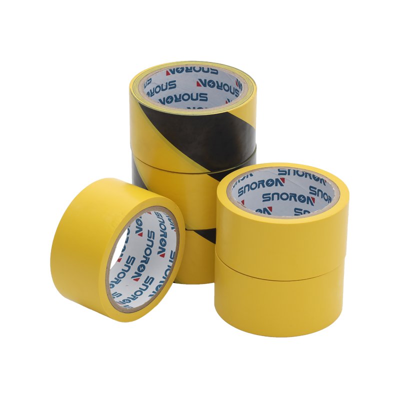 Waterproof wear-resistant floor warning isolation landmark sticker black and yellow warning PVC tape