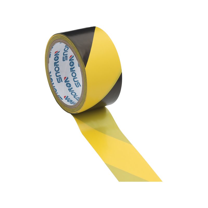 Waterproof wear-resistant floor warning isolation landmark sticker black and yellow warning PVC tape