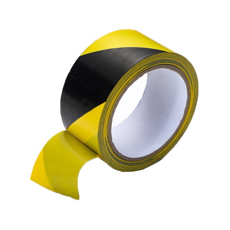 Waterproof wear-resistant floor warning isolation landmark sticker black and yellow warning PVC tape