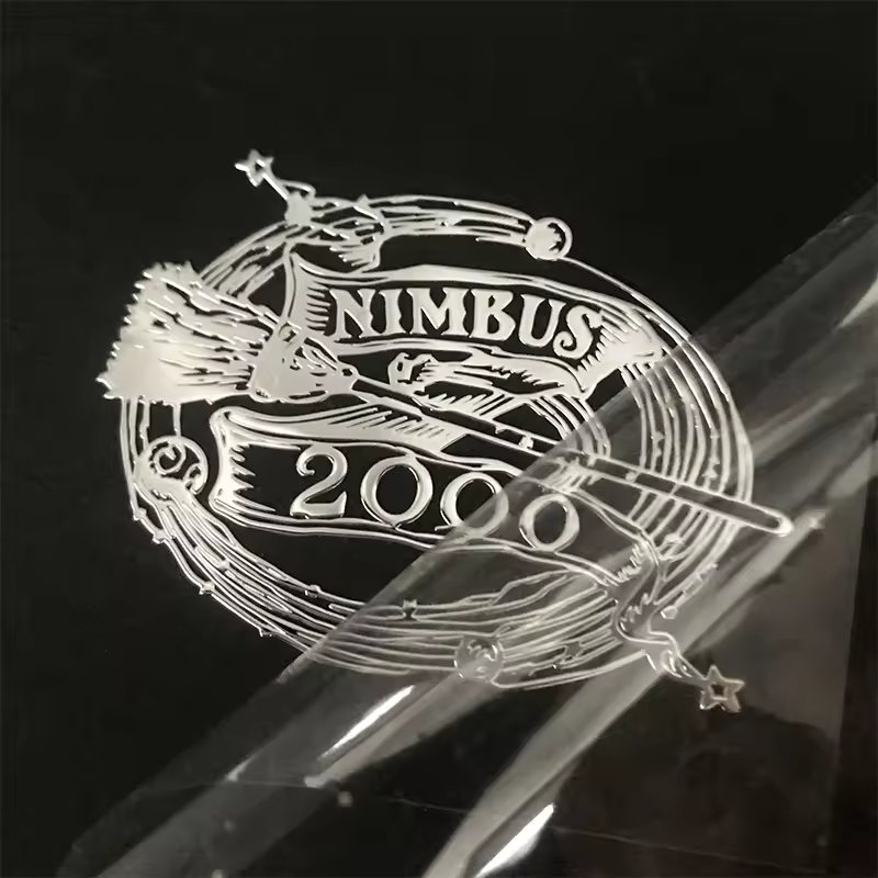 Custom UV DTF Transfer Sticker for Metal Glass Car Logo Custom Design 3D UV Film Sticker Transparent Self-Adhesive Decals