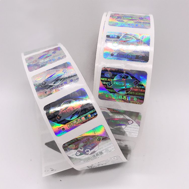 China manufacturer waterproof hologram label round sticker logo stickers custom