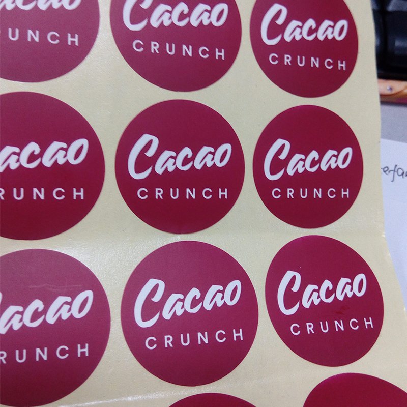 Printed Custom Private Packaging Label Sticker Vinyl Product Sealing PVC Bottle Packaging Roll Waterproof Label